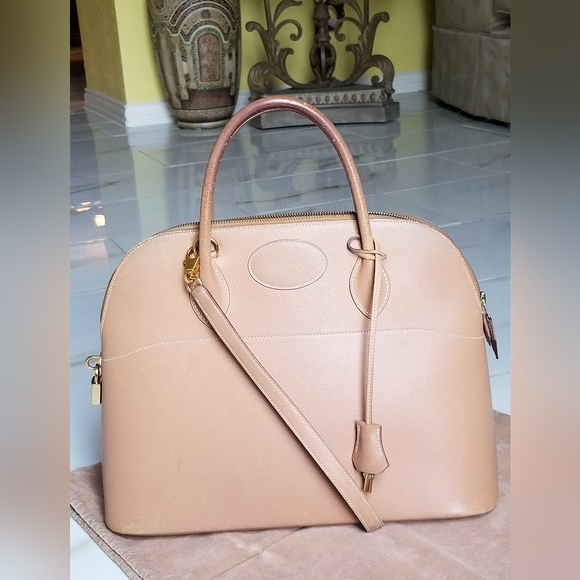 HERMES BOLIDE 35 Veau Graine Courchevel satchel - Picture 7 of 16